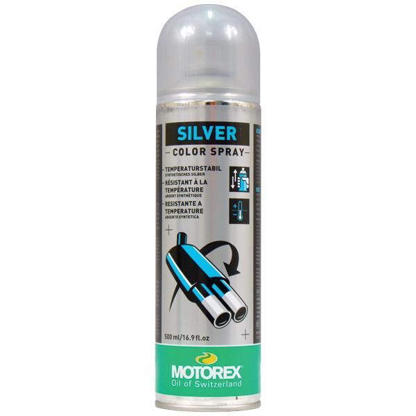 500ml MOTOREX SILVER HI TEMP PAINT Temp-resistant up to +400?C