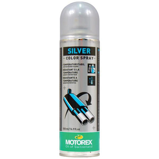 500ml MOTOREX SILVER HI TEMP PAINT Temp-resistant up to +400?C