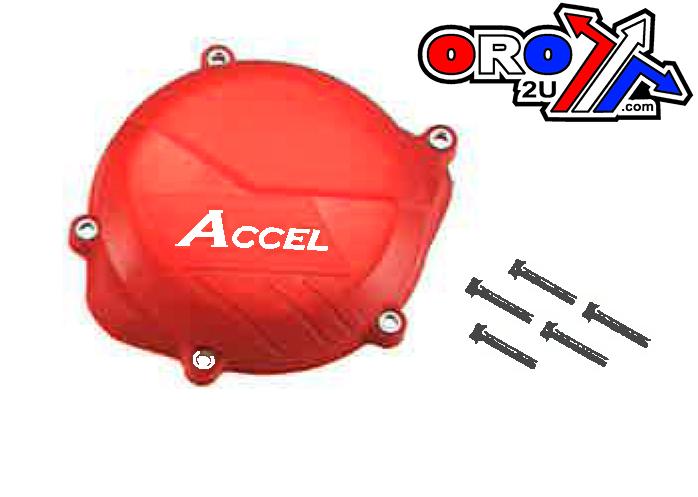 RED PLASTIC CLUTCH COVER PROTECTOR HONDA CRF450R 2010-2016