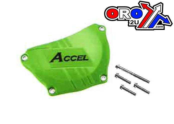 GREEN PLASTIC CLUTCH COVER PROTECTOR KAWASAKI KX250F 2009-2016