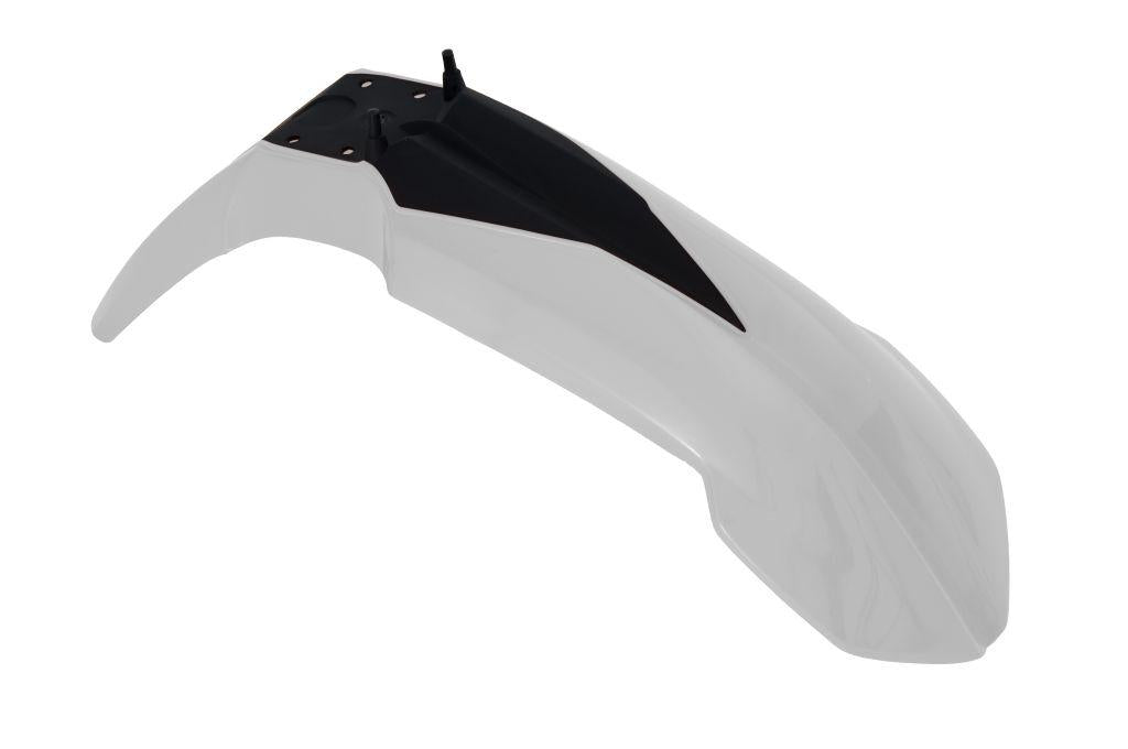 R-TECH WHITE/BLACK FRONT FENDER KTM SX 65 2009-2011