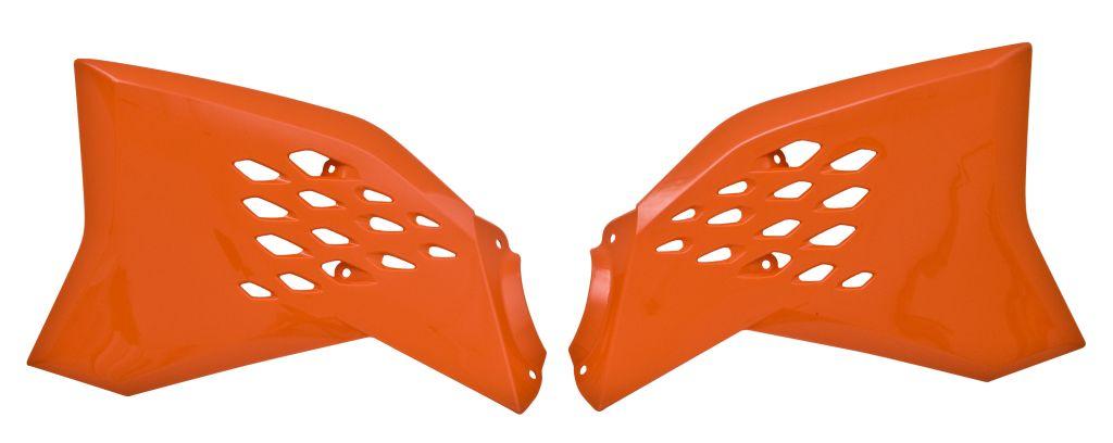 R-TECH ORANGE RADIATOR SCOOPS KTM SX 65 2009-2015