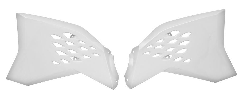R-TECH WHITE RADIATOR SCOOPS KTM SX 65 2009-2015