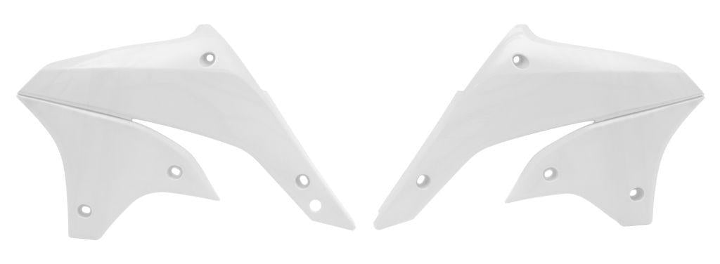 R-TECH WHITE RADIATOR SCOOPS KAWASAKI KLX450R 2007-2014