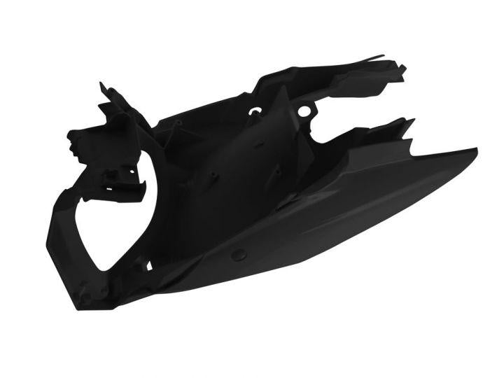 SIDE PANELS+AIR BOX 11-15 KTM SX/SXF/EXC BLACK RACETECH CFKTMNR0013