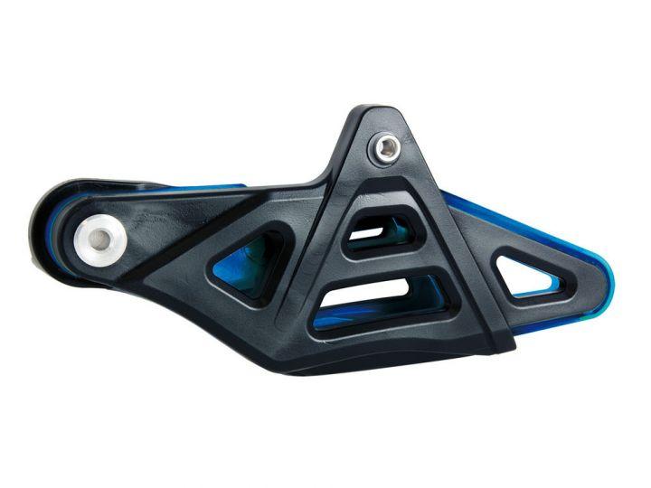 CHAIN GUARD BLACK/BLUE KTM/HUSQVARNA 2014> CHECK MODEL, GAS GAS EC/EX/MC 2021>