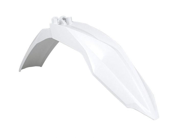 R-TECH WHITE FRONT FENDER HUSQVARNA TC85 2014-2017