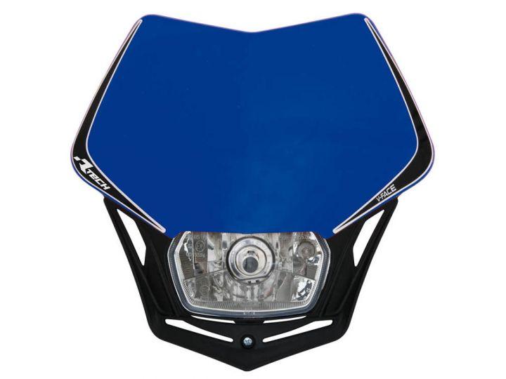 V-FACE HEADLIGHT YZ BE/BK RACETECH