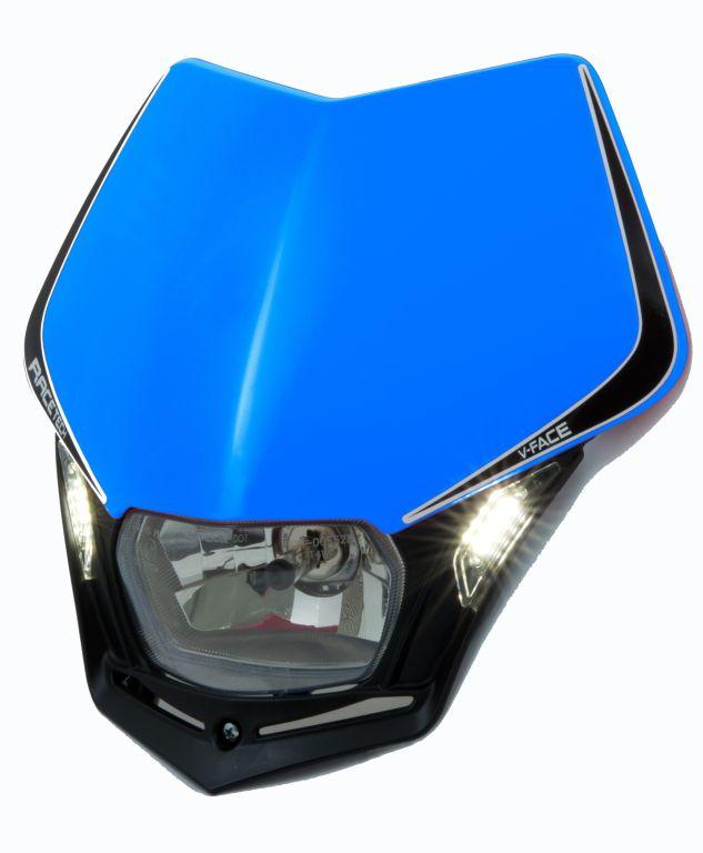 V-FACE LED HEADLIGHT RACETECH MASKBLTMNR9 TM BLUE