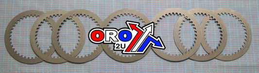 CLUTCH PLATE STEEL SET/7 KAWASAKI KX KDX, 250 500 88-00, MX-03509S