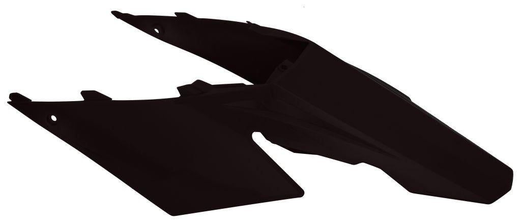 R-TECH BLACK SIDE PANELS + REAR FENDER GAS GAS EC/MX 125-450 2007-2009