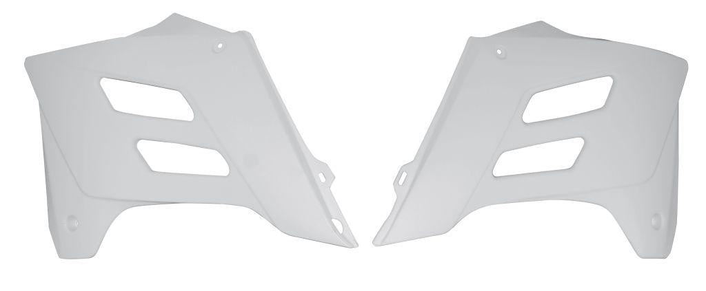 R-TECH WHITE RADIATOR SCOOPS GAS GAS EC/MX 125-450 2004-2006, FSR450 04-06