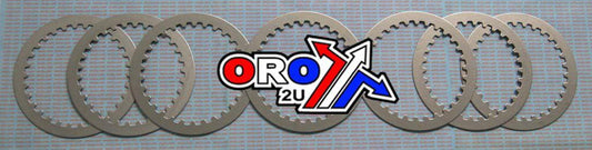 CLUTCH PLATE STEEL SET/7, KAWASAKI KX250 92-08 SUZUK RM250 96-12, MX-03223S