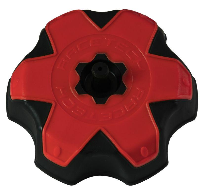 BLACK/RED TANK CAP HONDA CR125/250 00-07, CRF50/70/80 00-11, XR50/70 00-05