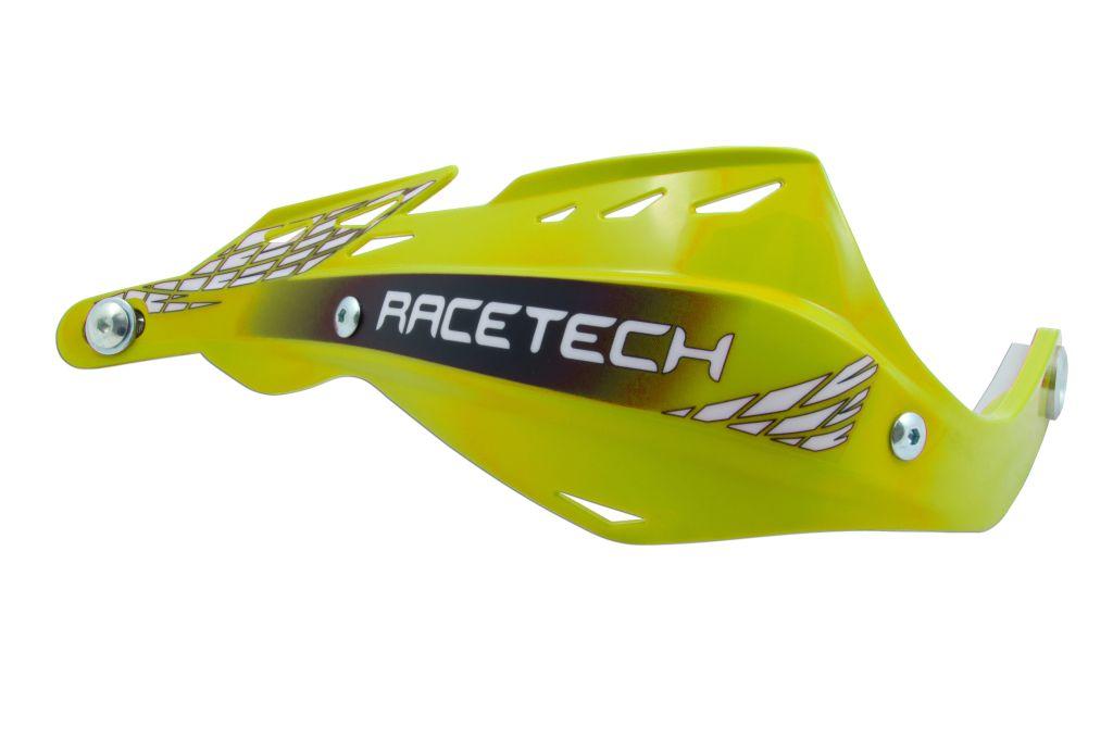 R-TECH YELLOW GLADIATOR HANDGUARD WITH ALUMINIUM REINFORCING BAR
