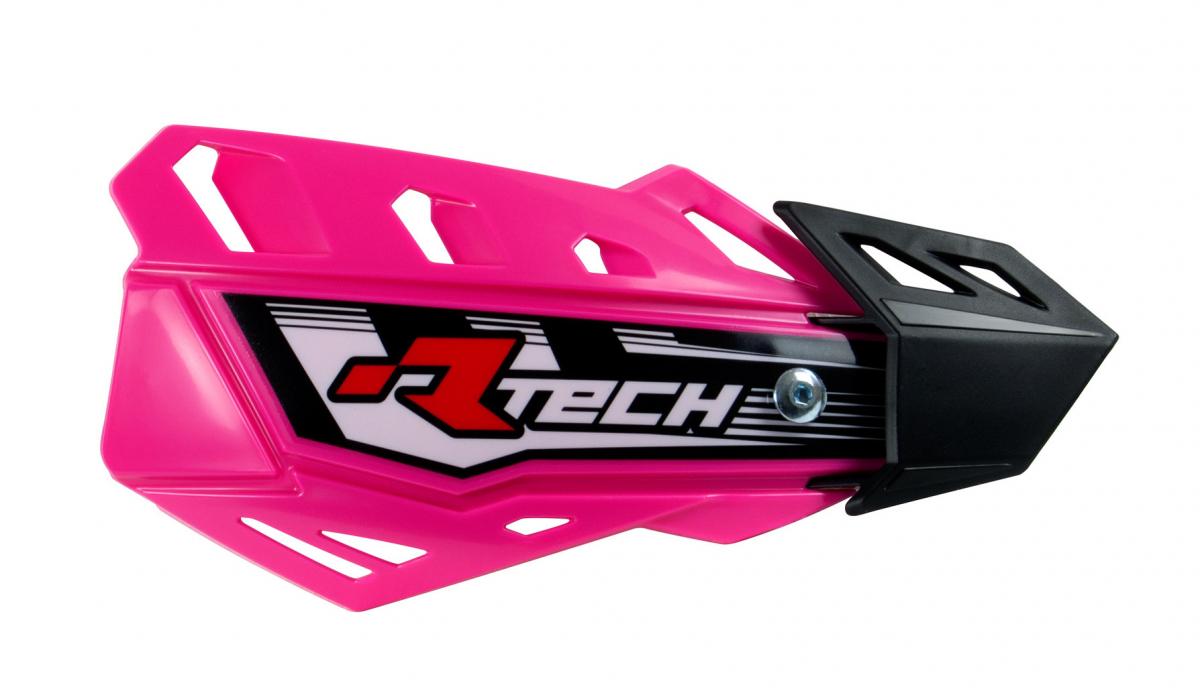 R-TECH NEON PINK FLX HANDGUARDS STANDARD WITH MOUNTS