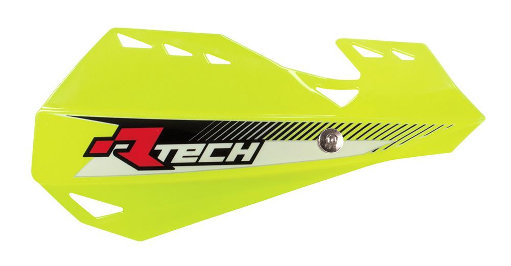 R-TECH FLO YELLOW DUAL MX/ENDURO HANDGUARDS