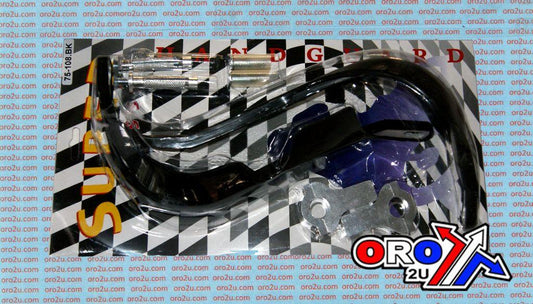 BLACK PRO-RALLY HANDGUARDS + FITTING KIT