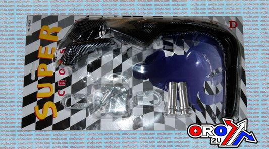 CARBON FIBRE LOOK PRO HAND GUARDS + FITTING KIT