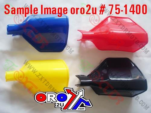 UNIVERSAL WHITE HANDGUARDS FOR DRUM BRAKES