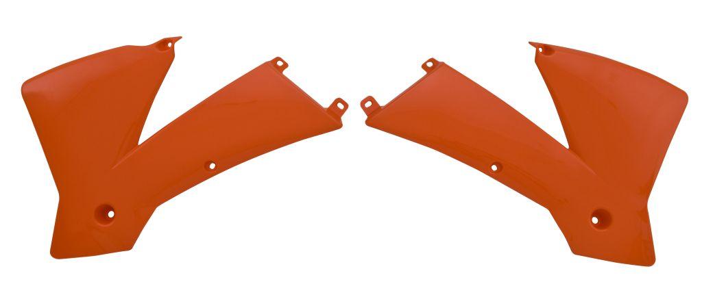 R-TECH ORANGE RADIATOR SCOOPS KTM SX 2001-2004, EXC 2003-2004