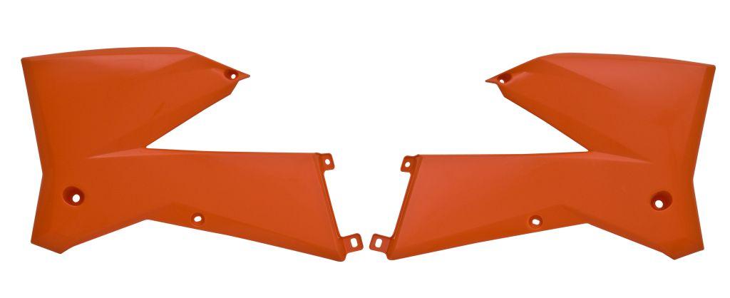 R-TECH ORANGE RADIATOR SCOOPS KTM SX/SX-F 2005-2006, EXC/EXC-F 2005-2007