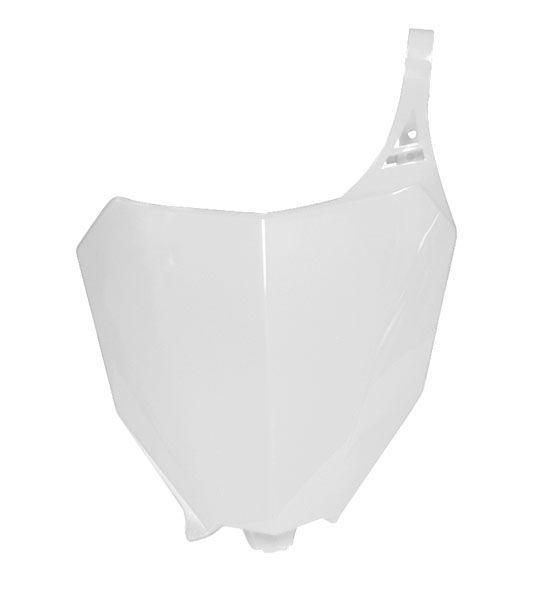 R-TECH WHITE FRONT PLATE HONDA CRF450R/RX 2017-2018, CRF250R 2018