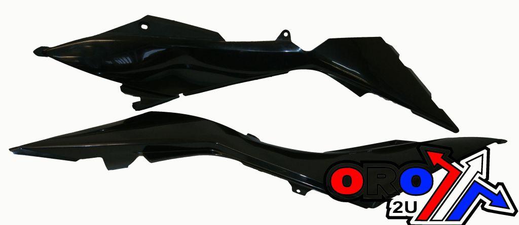 R-TECH BLACK REAR SCOOP+SIDE PANEL HUSQVARNA TC/TE 449/511 2011 2013