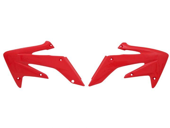 R-TECH RED RADIATOR SCOOPS HONDA CRF250R 2004-2009, CRF250X 2004-2019