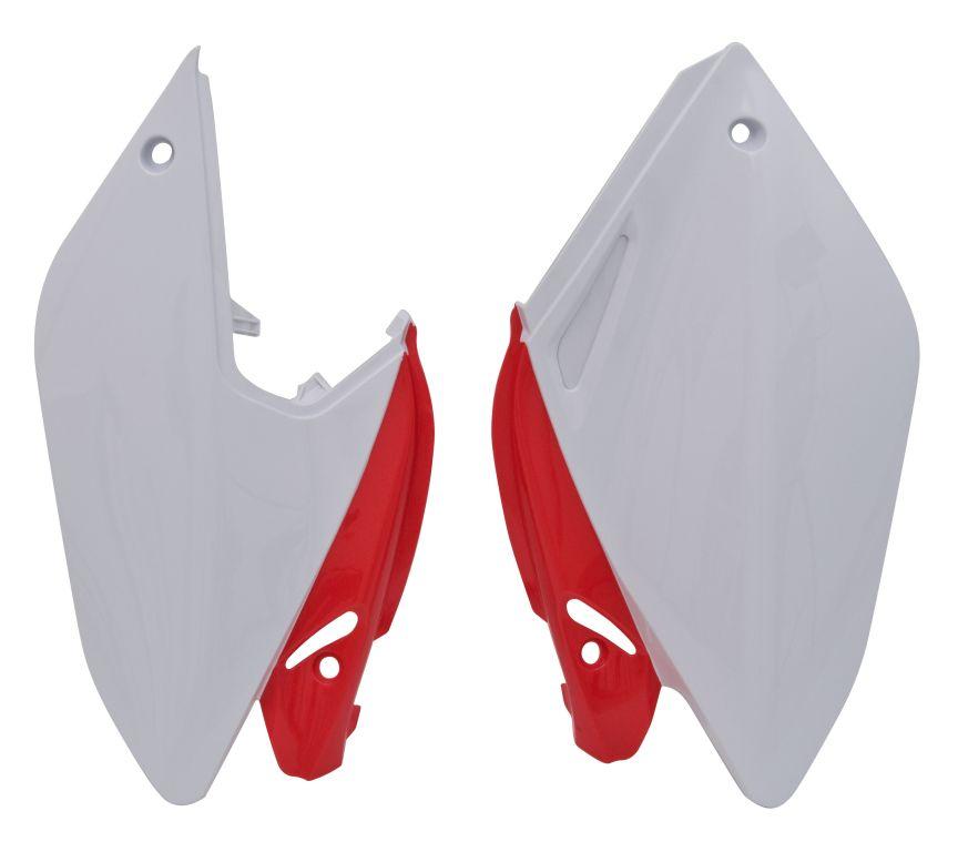 R-TECH WHITE/RED SIDE PANELS HONDA CRF250X 2004-2019