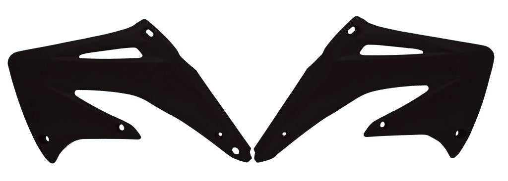 R-TECH BLACK RADIATOR SCOOPS HONDA CRF450R 2002-2004