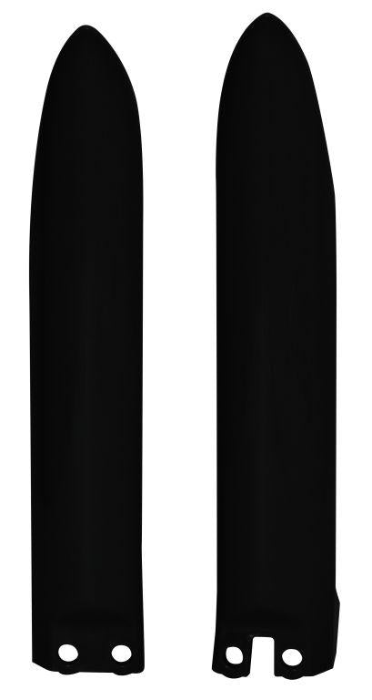 R-TECH BLACK LOWER FORK GUARDS KAWASAKI KX80/85/100 1998-2013