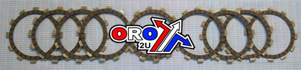CLUTCH FRICTION PLATE SET/9 [CK2355], MX-03568C YZ250F 01-18 WR-F250 01-21