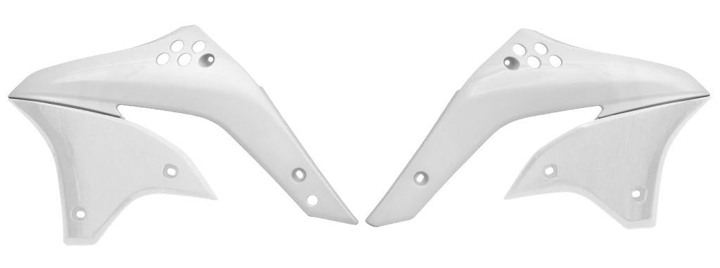 R-TECH WHITE RADIATOR SCOOPS KAWASAKI KX450F 2006-2008