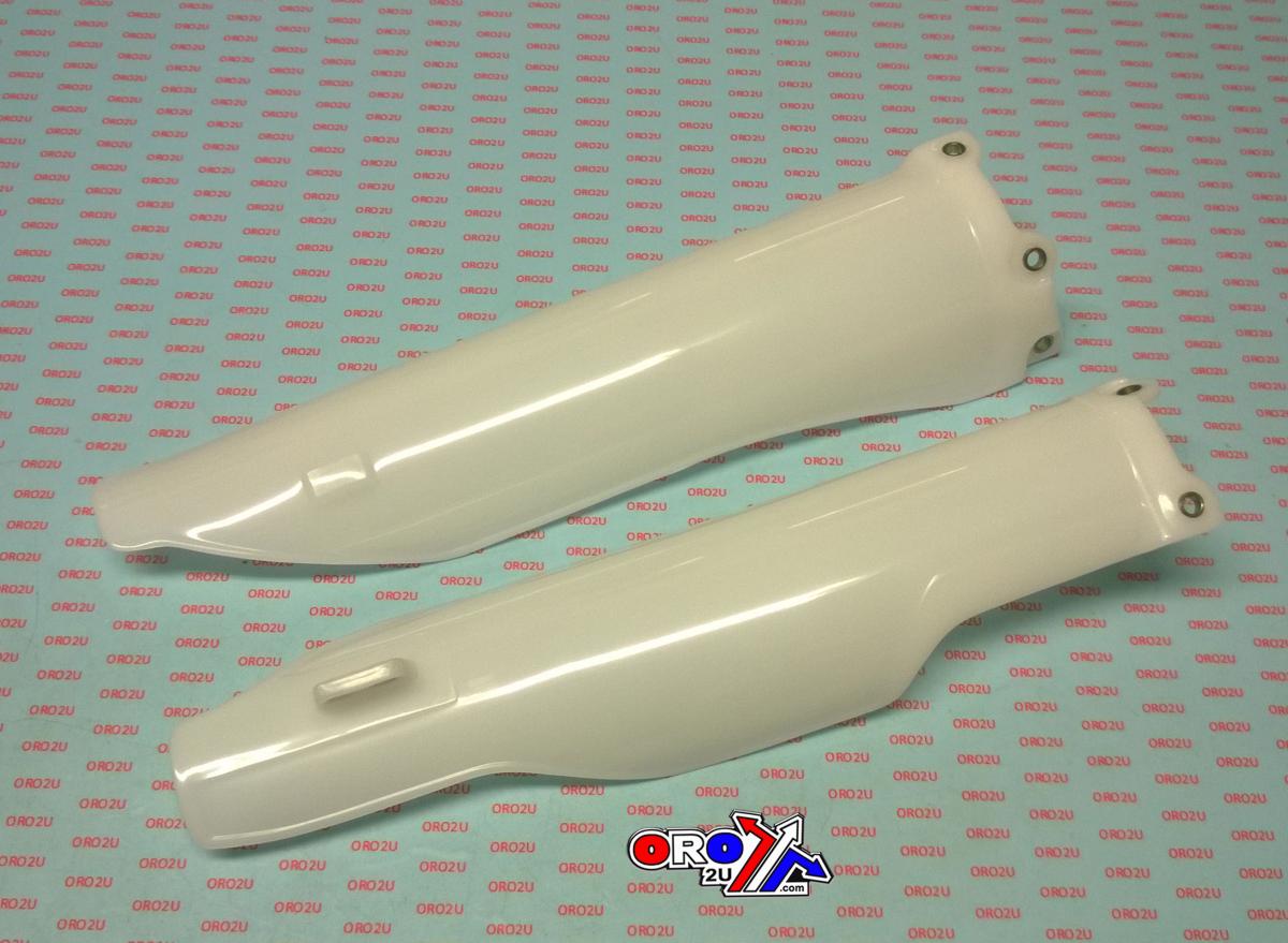 WHITE FORK GUARDS KAWASAKI KX250F 06-08, KX450F 06-08, KLX450R 07-16