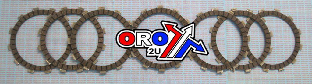 CLUTCH FRICTION PLATE SET/7 [CK2309] YAM YZ250 88-92, XVS650 97-07, MT07-14-21