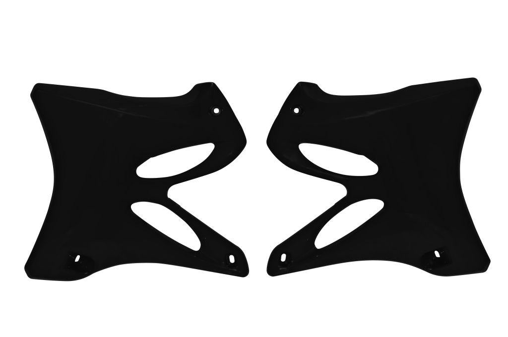 R-TECH BLACK RADIATOR SCOOPS YAMAHA YZ125/250 2004-2014