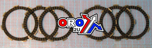 CLUTCH PLATE FRICTION CK4453, KX80/85 98-21, AR125 83-94 SET