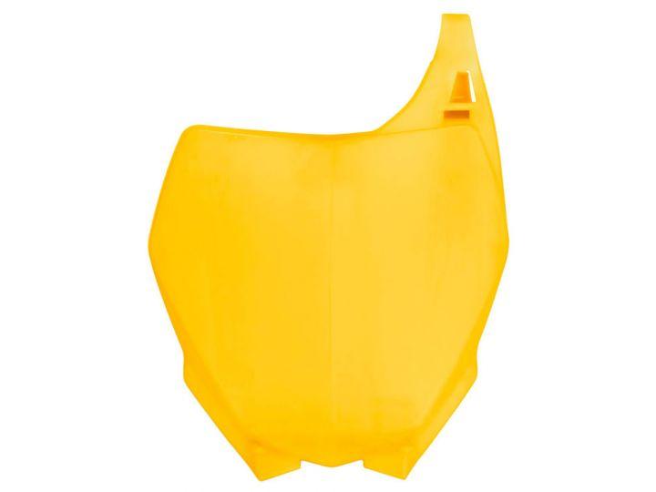 R-TECH YELLOW FRONT PLATE YAMAHA YZ125/250 06-14, YZ-F250/450 06-09
