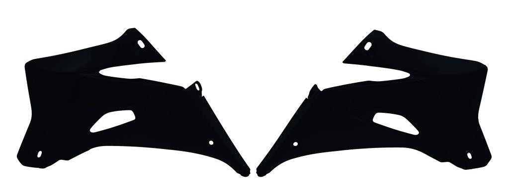R-TECH BLACK RADIATOR SCOOPS YAMAHA YZ250F 2006-2009, YZ450F 2006-2009