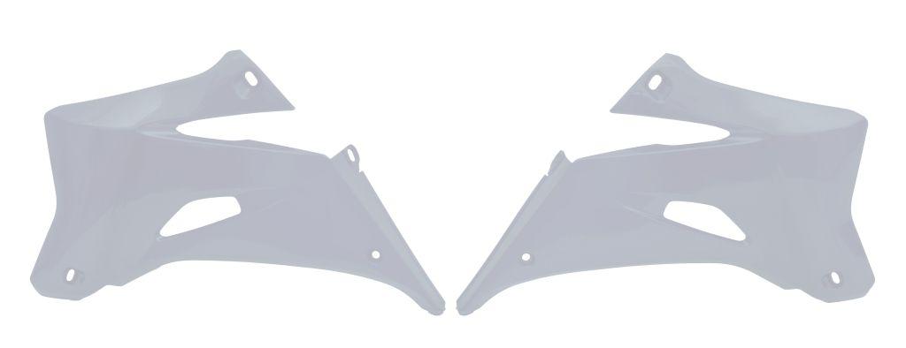 R-TECH WHITE RADIATOR SCOOPS YAMAHA YZ250F 2006-2009, YZ450F 2006-2009