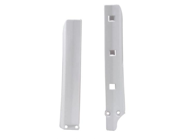 R-TECH WHITE LOWER FORK GUARDS YAMAHA YZ80 94-01, YZ85 2002-2019