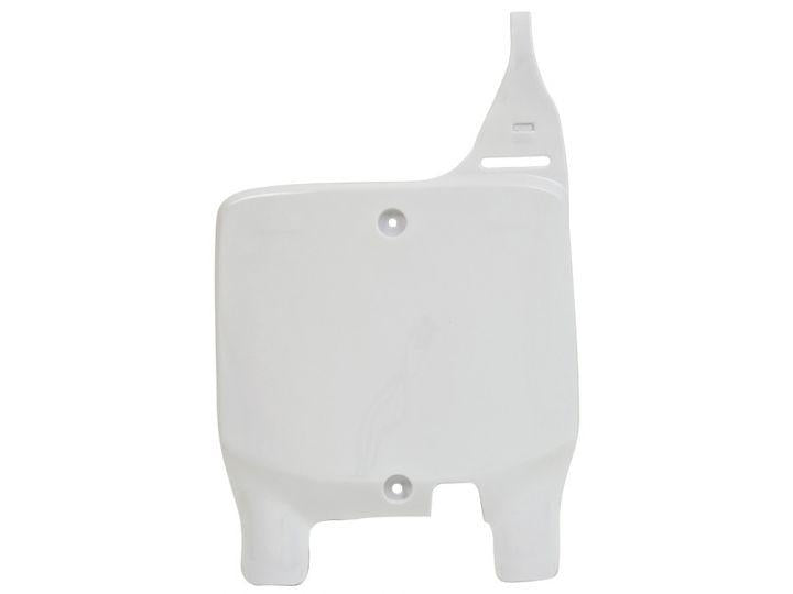 R-TECH WHITE FRONT PLATE SUZUKI RM125/250 1999-2000