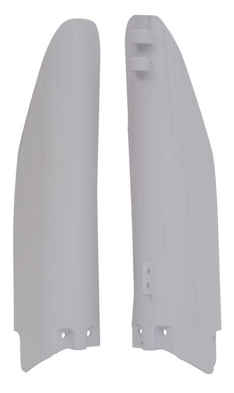 R-TECH WHITE LOWER FORK GUARDS SUZUKI RM125/250 1999-2003