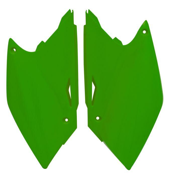 R-TECH GREEN SIDE PANELS KAWASAKI KX250F 2004-2005, SUZUKI RM-Z250 04-06