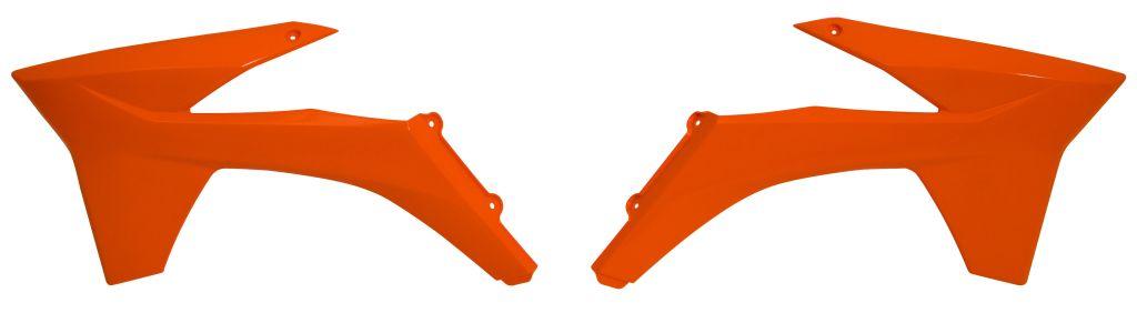 R-TECH ORANGE RADIATOR SCOOPS KTM SX/SX-F 2011-2012, EXC/EXC-F 2012-2013