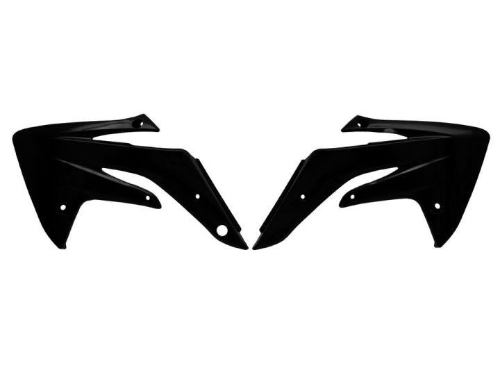 R-TECH BLACK RADIATOR SCOOPS HONDA CRF150R 2007-2024