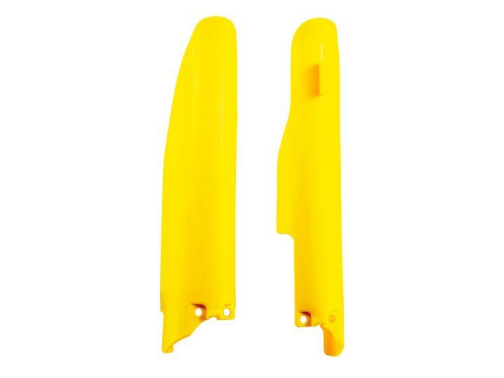R-TECH YELLOW LOWER FORK GUARDS SUZUKI RM-Z250 2010-2018, RM-Z450 2010-2017