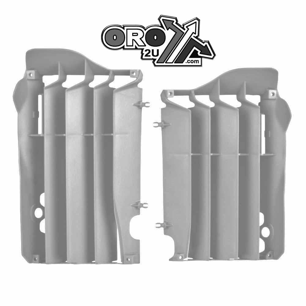 POLISPORT WHITE RAD LOUVERS/COVERS HONDA CRF250R 2014-2015