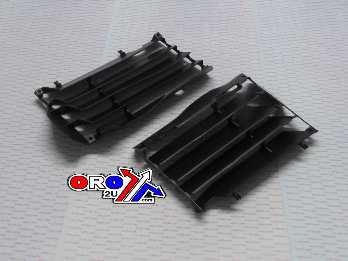 POLISPORT BLACK RAD LOUVERS/COVERS HONDA CRF450R 2013-2014